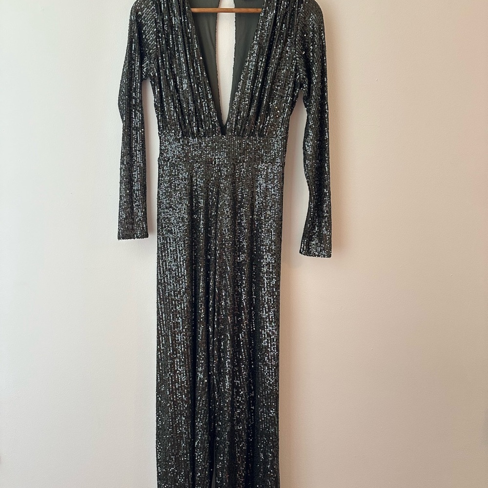 ASOS Design Sequin Evening Jumpsuit
